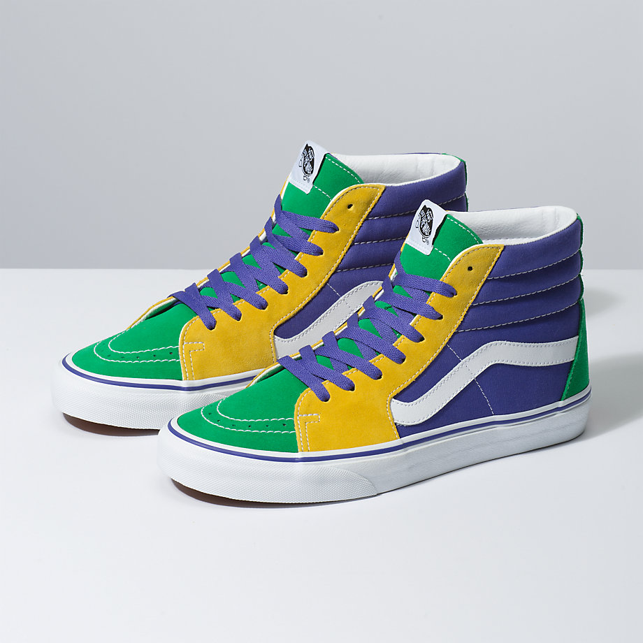 Vans Erkek Spor Ayakkabı Sk8-Hi Mor/Altın | 82108-155